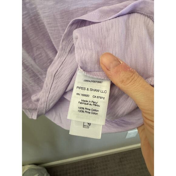 NWOT Veronica Beard Waldorf Top in Soft Lilac SZ XS - Picture 7 of 7